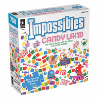 Bepuzzled 750pc Impossibles Candy Land Jigsaw Puzzle