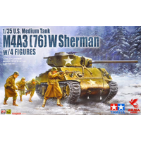 Tasca 1/35 M4A3(76) With Tamiya Figures