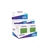 Ultimate Guard Supreme UX Sleeves Standard Size Solid Green (80)
