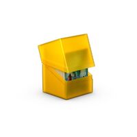 Ultimate Guard Boulder Deck Case 100+ Standard Size Amber Deck Box