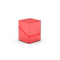 Ultimate Guard Boulder Deck Case 100+ Standard Size Ruby Deck Box