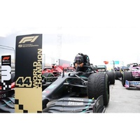 Minichamps 1/43 Mercedes-AMG Petronas F1 Team W11 EQ Performance - Lewis Hamilton - Winner Turkish GP 2020 7th World Title Diecast Car
