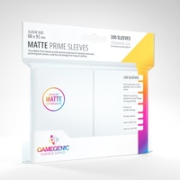 Gamegenic Matte Prime 100ct White Sleeves