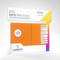 Gamegenic Matte Prime 100ct Orange Sleeves