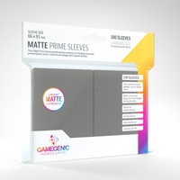 Gamegenic Matte Prime 100ct Dark Gray Sleeves