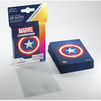 Gamegenic Marvel Champions Art Sleeves Captain America