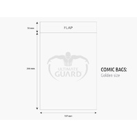 Ultimate Guard Comic Bags Golden Size (100)