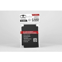 Ultimate Guard Card Dividers Standard Size Black (10)