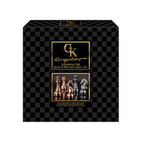 Kasparov Chess Set Grandmaster Silver & Bronze
