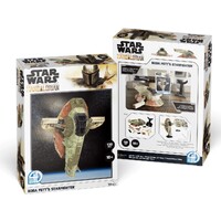 4D Puzzle Star Wars Boba Fett’s Starfighter Paper Model Kit