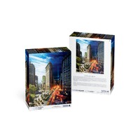 4D Puzzle 1000pc Stephen Wilkes 'Flatiron, New York, Day to Night' Jigsaw Puzzle