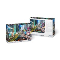 4D Puzzle 1000pc Stephen Wilkes 'Times Square, Day to Night' Jigsaw Puzzle