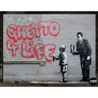 4D Puzzle 1000pc Banksy Ghetto 4 Life Jigsaw Puzzle