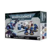 Warhammer 40k: Space Marines Infernus Marines + Paints Set