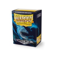 Dragon Shield Sleeves - Box 100 Night Blue