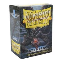 Dragon Shield Sleeves - Box 100 Black Matte