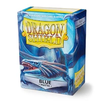 Dragon Shield Sleeves - Box 100 Blue Matte