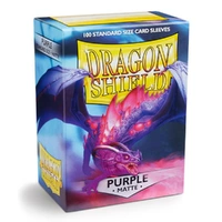 Dragon Shield Sleeves - Box 100 Purple Matte