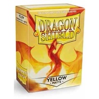 Dragon Shield Sleeves - Box 100 Yellow Matte