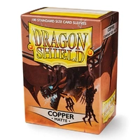Dragon Shield Sleeves - Box 100 Copper Matte