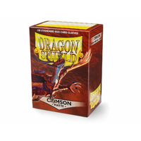 Dragon Shield Sleeves - Box 100 Crimson Matte