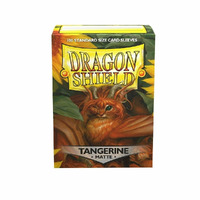 Dragon Shield Sleeves - Box 100 Tangerine Matte