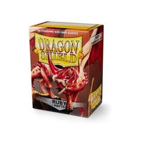 Dragon Shield Sleeves - Box 100 Matte Ruby