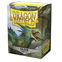 Dragon Shield Sleeves - Box 100 - Olive Matte