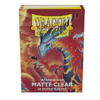 Dragon Shield: Japanese Size Outer Sleeves Matte Clear