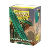 Dragon Shield: Sleeves Matte Dual Power & Copper (Green/Copper)