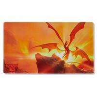 Dragon Shield Playmat Case and Coin Yellow Elicaphaz