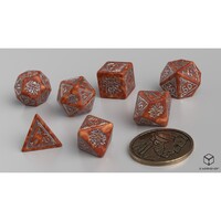 Q Workshop The Witcher Dice Set Geralt - The Monster Slayer Dice Set 7 with coin