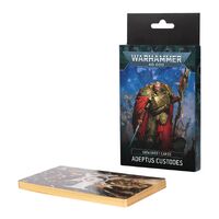 Warhammer 40k: Datasheet Cards Adeptus Custodes