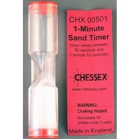 Chessex 00501 1 Minute Sand Timer