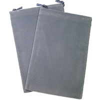 CHX 2371 Suedecloth Bag (S)- Grey