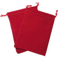Chessex 2394 Suedecloth Bag (L)- Red