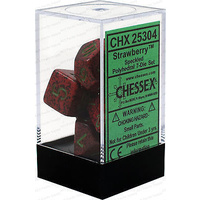 Chessex 25304 Speckled Strawberry 7-Die Set