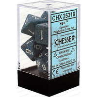 Chessex 25316 Speckled Polyhedral Sea 7-Die Set