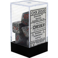 Chessex 25320 Speckled Granite 7-Die Set