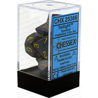 Chessex 25366 Speckled Polyhedral Twilight 7-Die Set