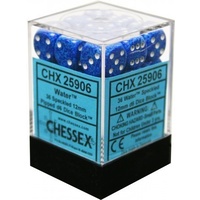 Chessex 25906 Speckled 12mm d6 Water