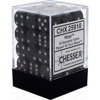 Chessex 25918 Speckled 12mm d6 Ninja