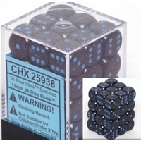 Chessex 25938 Speckled 12mm d6 Blue Stars