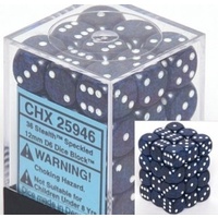 Chessex 25946 Speckled 12mm d6 Stealth