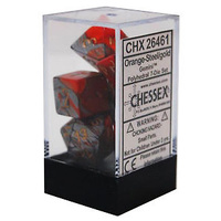 CHX 26461 Gemini Orange Steel with Gold 7 Die Set