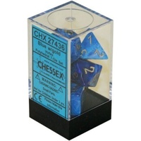 Chessex 27436 Vortex Blue/gold 7-Die Set