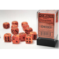 Chessex 16mm D6 Dice Block Vortex Orange/Black