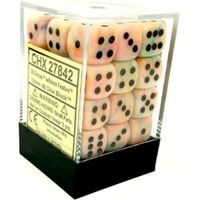 Chessex 27842 Festive 12mm d6 Circus /black