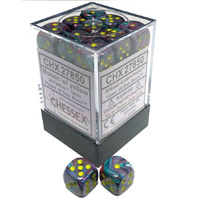 Chessex 27850 Festive 12mm d6 Mosaic/Yellow