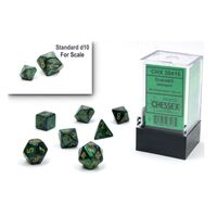 Chessex 20415 Scarab Mini Jade/Gold 7-Die Set